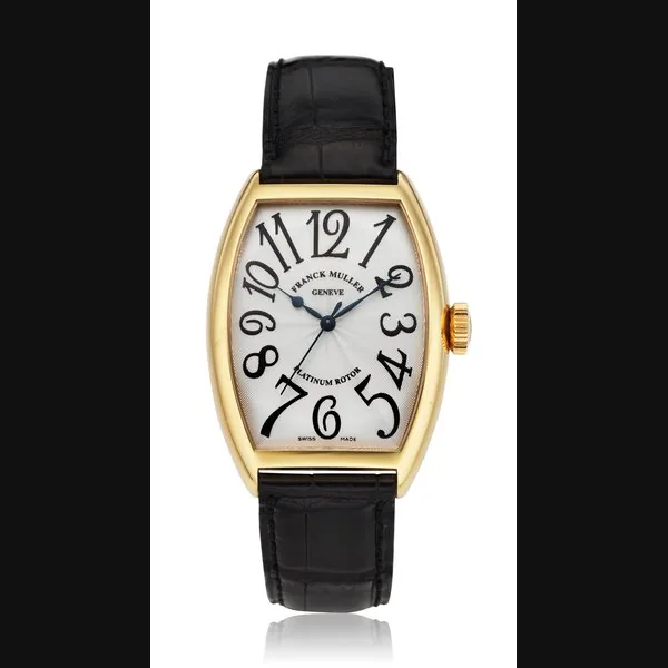 FRANCK MULLER, 18K 'PLATINUM ROTOR', REF. 5850 SC