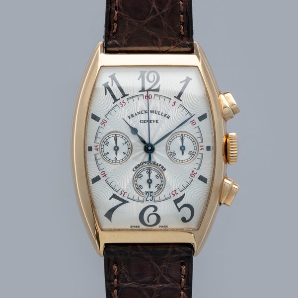 Franck Muller Cintree Curvex Chronograph 6850 CC AT 18k YG