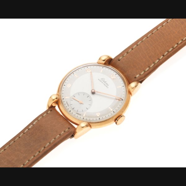 Certina. An 18K rose gold manual wind wristwatch Model: Kruth Freres Ref. 4648