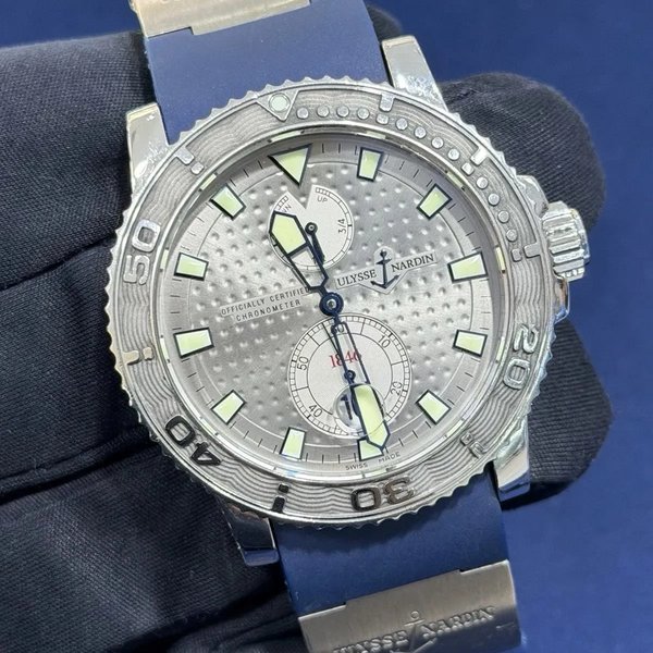 Ulysse Nardin Marine Diver 43 Steel / Gray / Strap Ref. 263-33-3/91