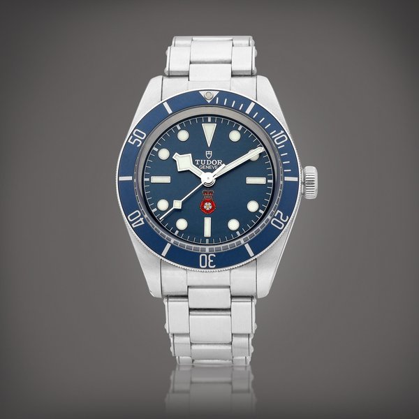 Tudor Black Bay 'Platinum Jubilee RaSP', Reference 79030 | A stainless steel wristwatch with bracelet, Made for the London Metropolitan Police’s Royalty and Specialist Protection Unit, Circa 2022 | 帝舵 | Black Bay 'Platinum Jubilee RaSP' 型號Reference 79030 | 精鋼鏈帶腕錶，為倫敦皇室成員及特殊人員保護組而製，約2022年製 · 79030