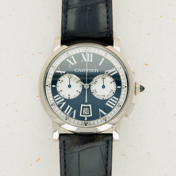 Cartier Cartier Rotonde de Cartier Chronograph White Gold Limited Edition 3769 W1556239