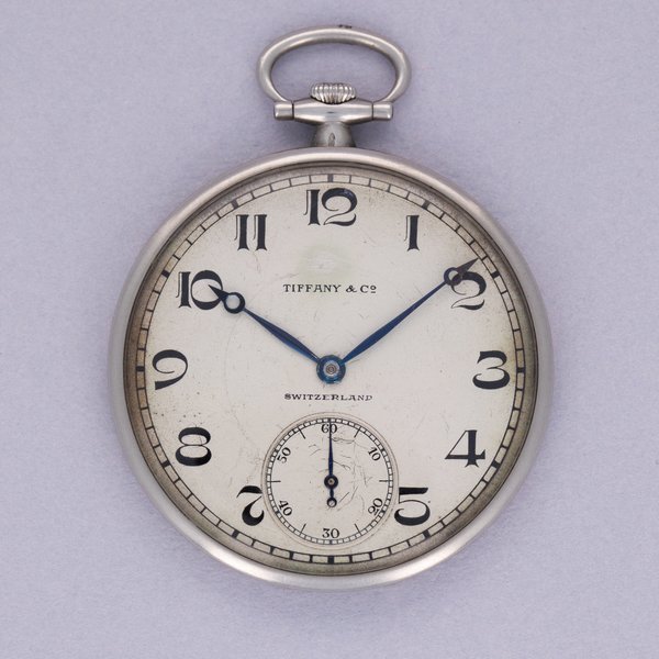 Patek Philippe Patek Philippe Open Faced Pocket Watch Platinum Retailed by Tiffany & Co