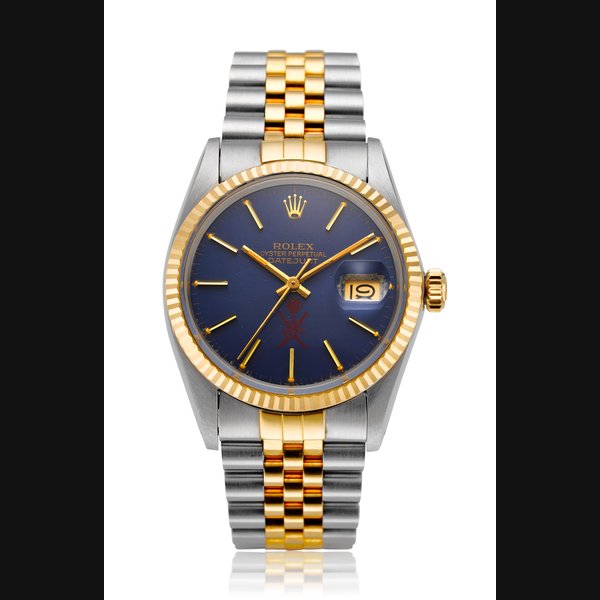 ROLEX, TWO-TONE DATEJUST WITH OMANI DIAL, REF. 16013