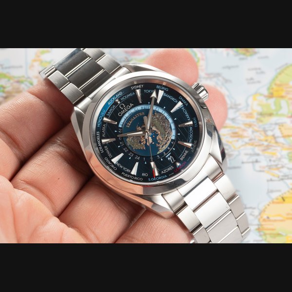 Omega Omega Seamaster Aqua Terra GMT World Timer