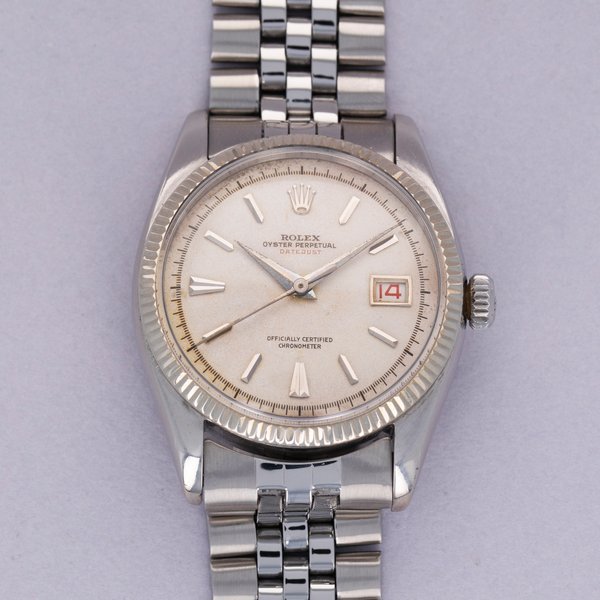 Rolex Rolex Datejust Ovettone 6305/1 Red Datejust Jubilee Bracelet · 6305/1