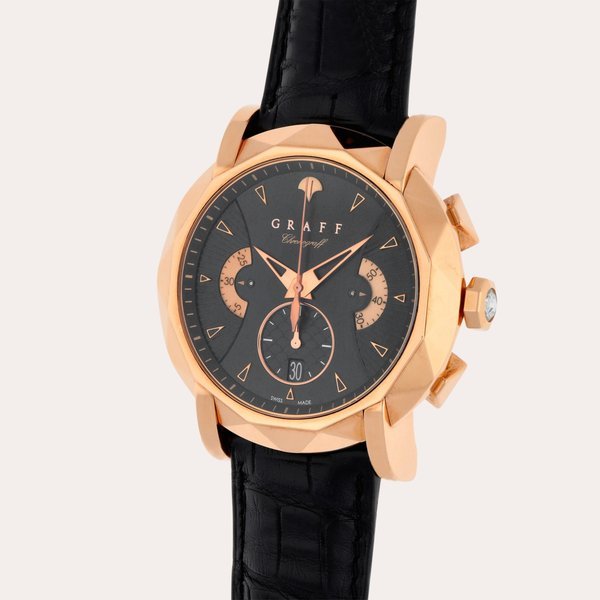 Graff ChronoGraff, Reference CG45PG | A limited edition pink gold chronograph wristwatch with date | Circa 2012 · CG45PG