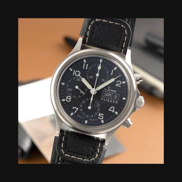 Sinn Sinn 358Chronograph Stahl Automatik Herrenuhr Ref. 358 Box & Papiere 2015