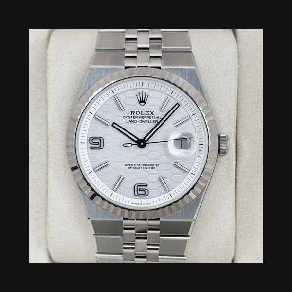 Rolex Land-Dweller2026 Land-Dweller 40mm 127334 Stainless Steel Jubilee White Dial