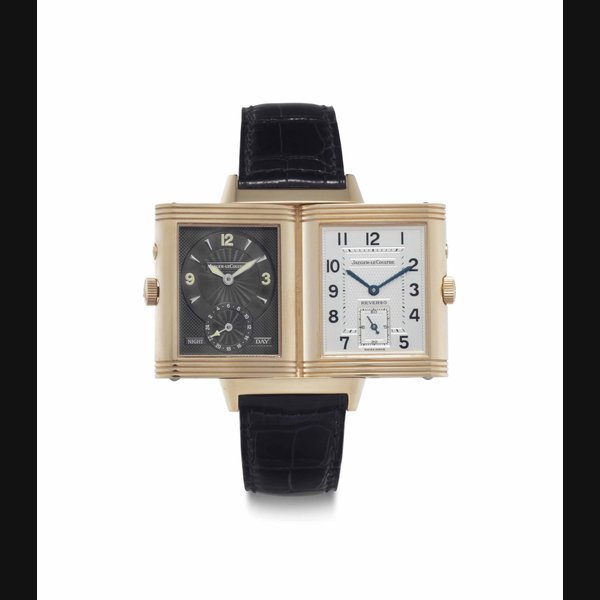 Jaeger-Lecoultre Jaeger-LeCoultre. An 18k Pink Gold Reversible Double-Dialed Wristwatch with Second Time Zone and 24-Hour Display SIGNED JAEGER-LECOULTRE, REVERSO DUOFACE DAY-NIGHT, REF. 270.2.54, CASE NO. 1'826'730, CIRCA 1998