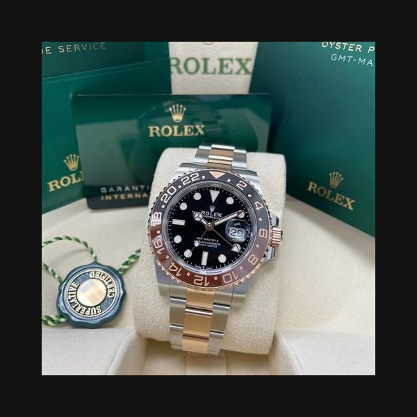 Rolex Rolex GMT-Master IIUNWORN GMT-Master II 126711CHNR 40mm Rootbeer Two Tone Rose Gold Black and Brown