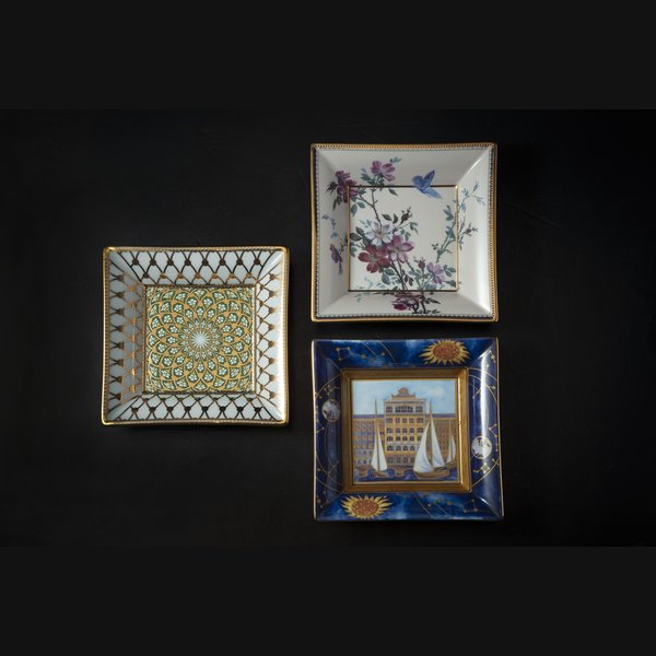 Patek Philippe PATEK PHILIPPE, A LOT OF THREE COMMEMORATIVE LIMOGES PORCELAIN AND ENAMEL DISHES, Price & Market Data