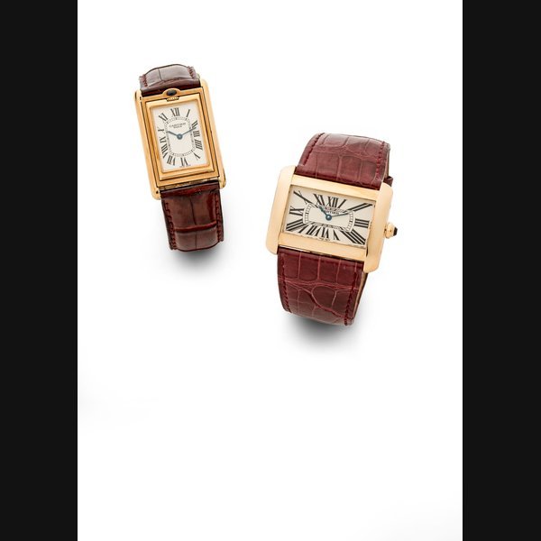 Cartier Cartier. An 18K Gold Quartz Wristwatch Tank Divan, Ref:2602, Case No.286222CE, Circa 2010 · 2602