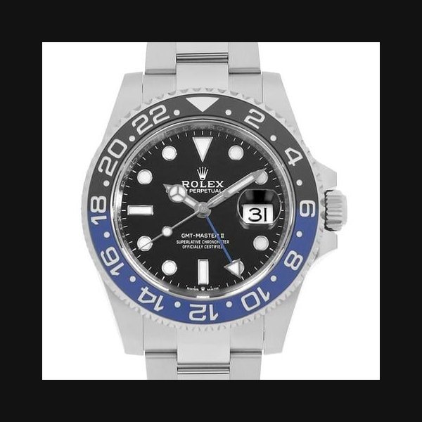 Rolex Rolex GMT-Master II126710BLNR black 3 row oyster bracelet Random Number USED mens