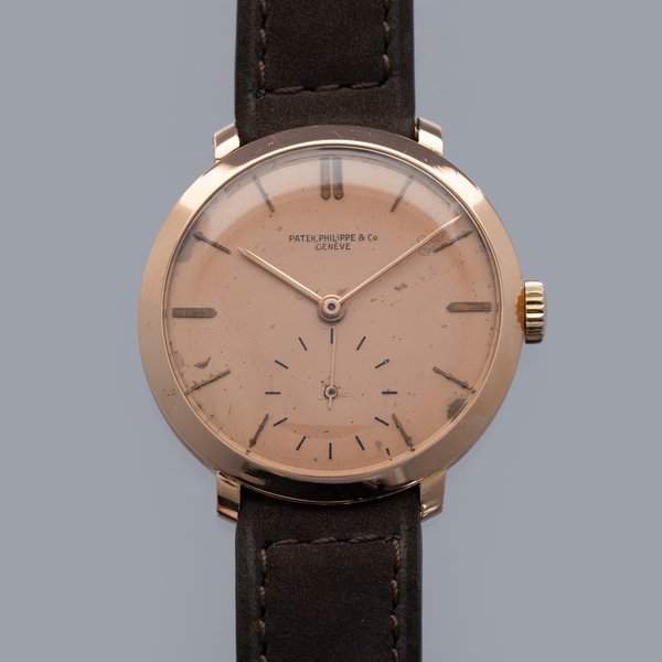 Patek Philippe Patek Philippe Calatrava 584R Pink on Pink 18k RG with Extract of the Archives