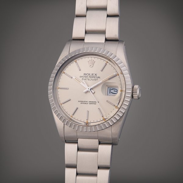 Rolex Reference 16030 Datejust | A stainless steel automatic wristwatch with date and bracelet, Circa 1982 · 16030