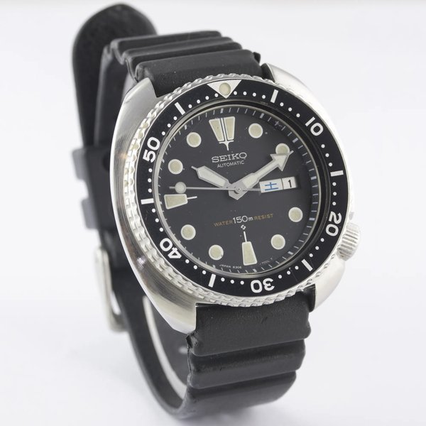 Seiko A RARE GENTLEMAN'S STAINLESS STEEL SEIKO "TURTLE" 150M AUTOMATIC DIVERS WRIST WATCH CIRCA 1979, REF. · 6306-7001