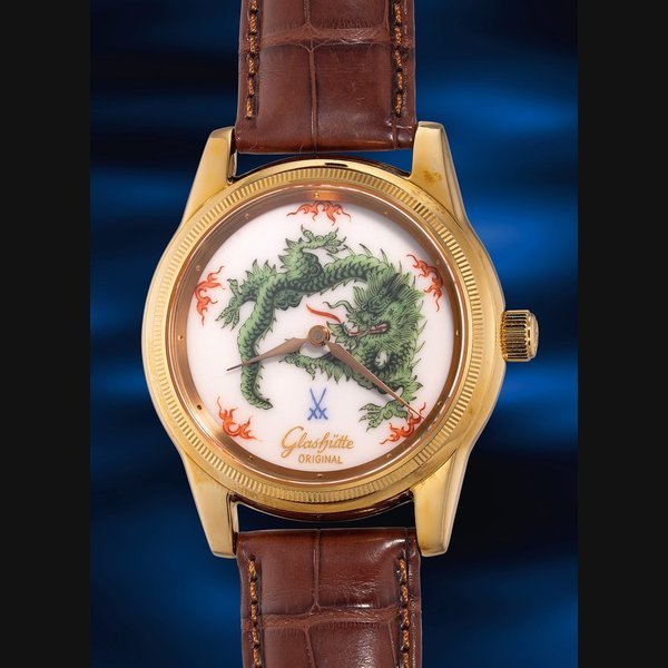 THE CONNOISSEUR Glash THE CONNOISSEUR Glashütte Original Ref. 49-08-09-21-06 Mingdragon green · 49-08-09-21-06
