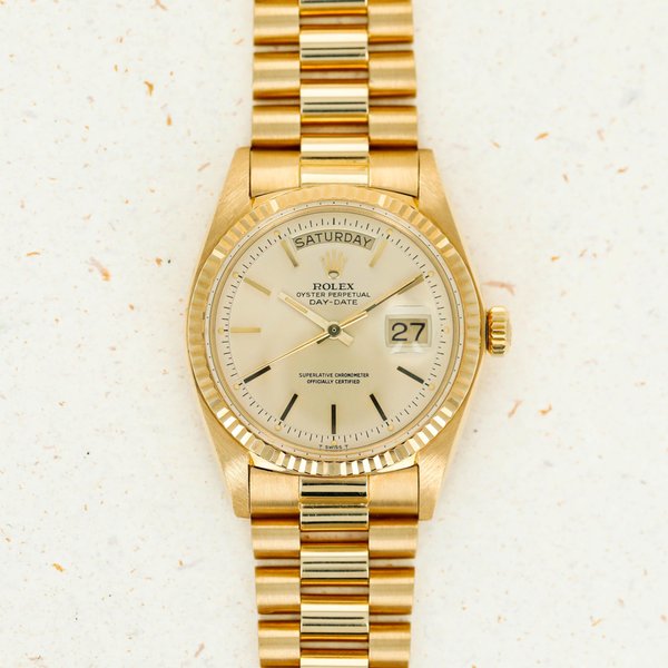 Rolex Day-Date 1803 18k YG Box and Papers Like New