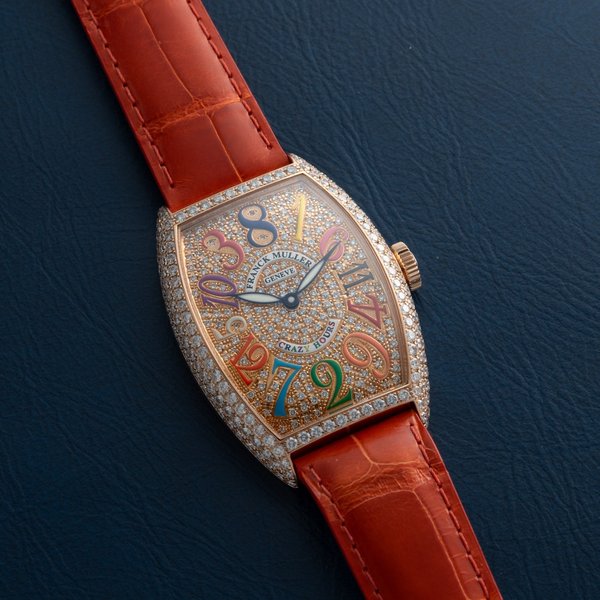 Franck Muller Cintrée Curvex 'Crazy Hours' Color Dreams Ref. 5850