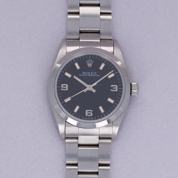 Rolex Rolex Oyster Perpetual 67480 31mm Black Explorer Style Dial