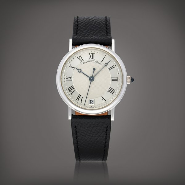 Breguet Reference 3325 | A white gold wristwatch with date | Circa 1990