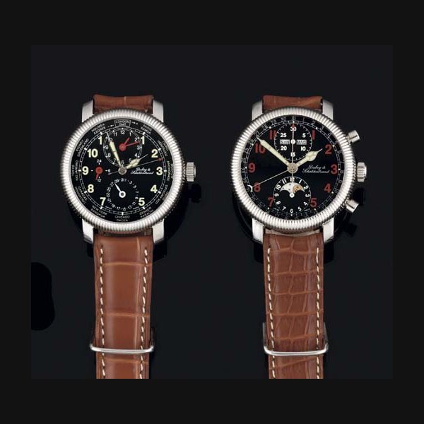 Dubey & Schaldenbrand Dubey & Schaldenbrand. A Group of three Stainless Steel Automatic Wristwatches SIGNED: DUBEY & SCHALDENBRAND AERODYN DATE, NO 404, CIRCA 2000; DUBEY & SCHALDENBRAND, NO 123, CIRCA 2000; AND DUBEY & SCHALDENBRAND, NO 067, CIRCA 2000