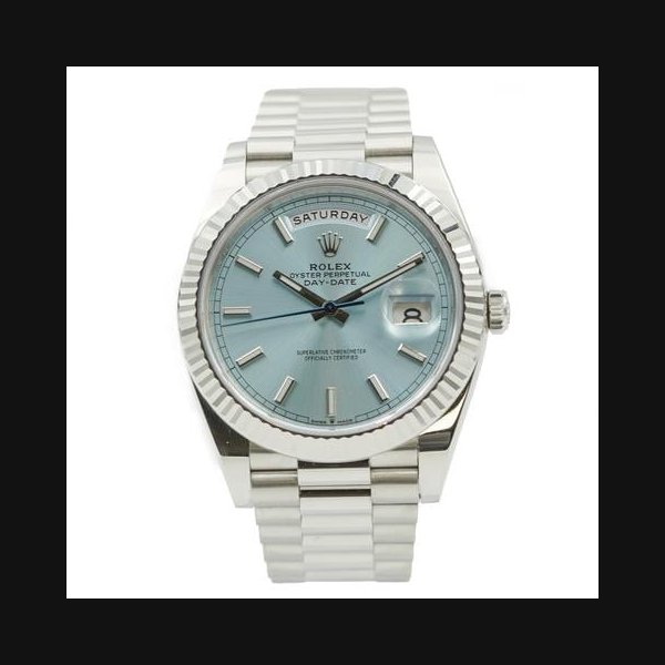 Rolex Day-Date228236 Platinum Glacier Blue President 40mm 2025