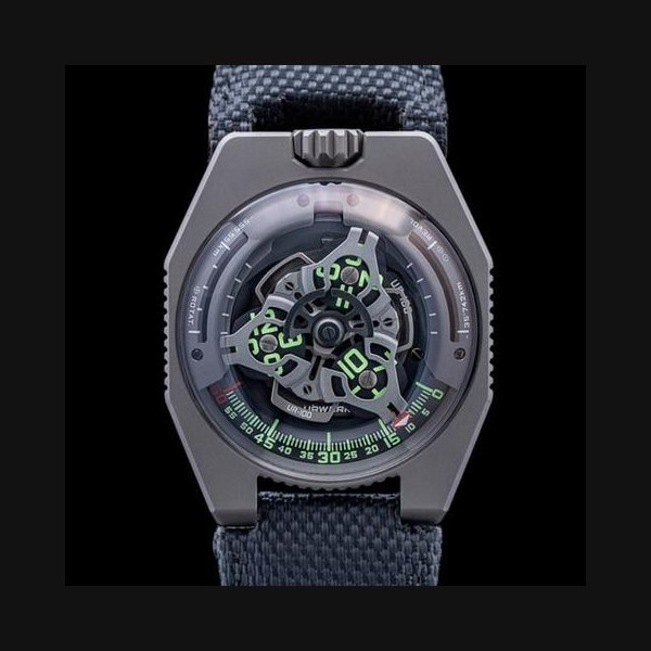 UrwerkUR-100 Titanium Skeleton Dial LIMITED Ref. UR-100 GM