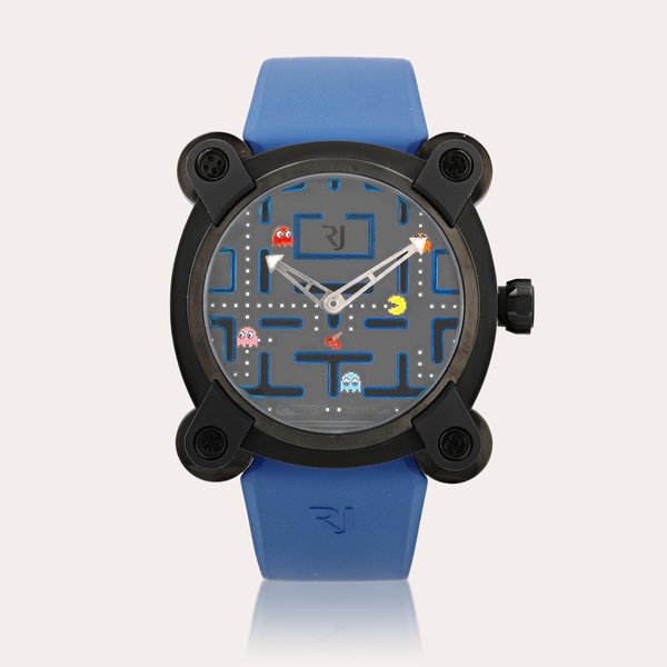 Romain Jerome PAC-MAN LVL 3, limited edition 'N°1', reference RJ.M.AU.IN.009.10    Montre bracelet en titane |  Titanium wristwatch    Vers 2018 |  Circa 2018