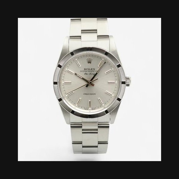 RolexOyster Perpetual Air-King 34 OP Men's Steel Watch 2003 Warranty [U]