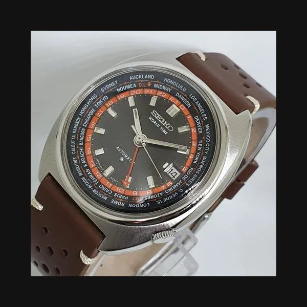 Seiko World Time Automatic Ref No. 6117 6400 Ref. 6117-6400