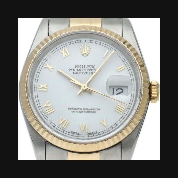 Rolex Rolex Datejust16233 Automatic Gold/Steel Good
