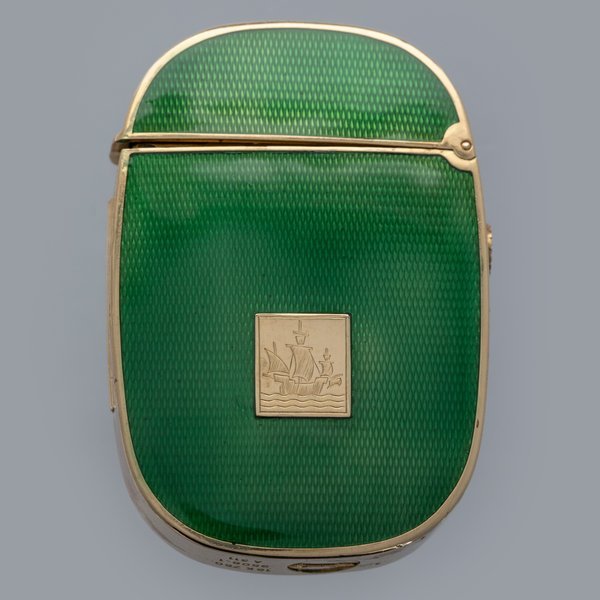 Patek Philippe Patek Philippe Lighter 9508 Green Enamel 18k YG 