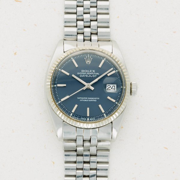 Rolex Rolex Datejust 1601 Blue Luminova Dial · 1601