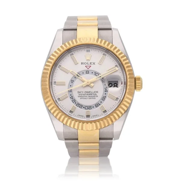 Rolex Reference 326933 Sky-Dweller | A stainless steel and yellow gold automatic wristwatch, Circa 2022