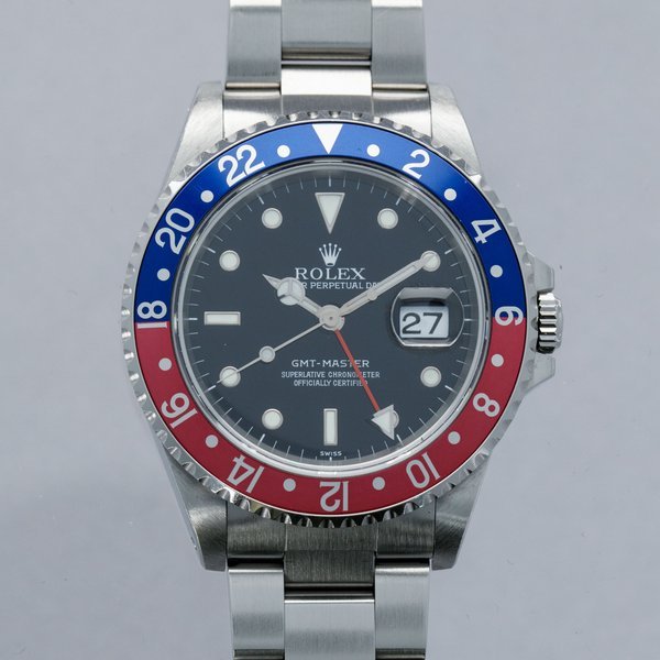 Rolex Rolex GMT-Master 16700 Pepsi Bezel Box and Papers