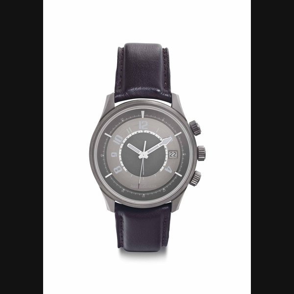 Jaeger-Lecoultre Jaeger-LeCoultre. A Limited Edition Titanium Wristwatch with Alarm and Date SIGNED JAEGER-LECOULTRE, LIMITED EDITION, ASTON MARTIN MODEL, AMVOX1, REF. 190.T.97, NO. 4/1000, CIRCA 2005