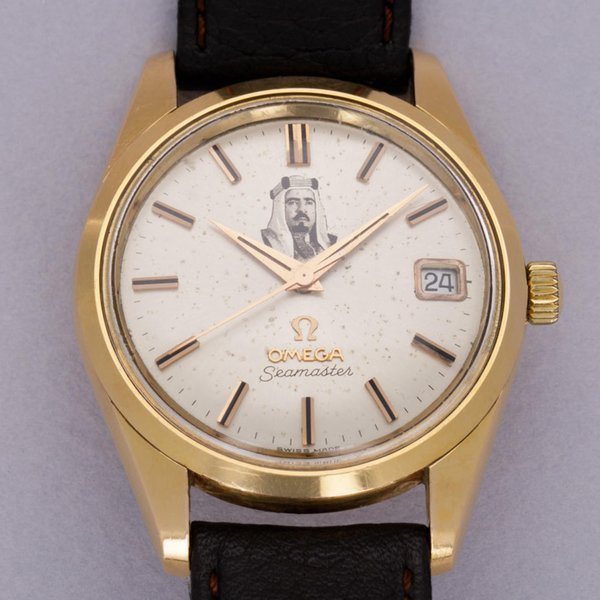 Omega Omega Seamaster 166.01 18k PG for  Isa bin Salman Al Khalifa of Bahrain 