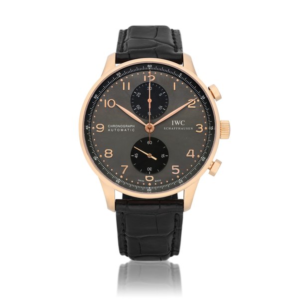 IWC Portugieser, Ref. 3714 | A pink gold chronograph wristwatch | Circa 2013