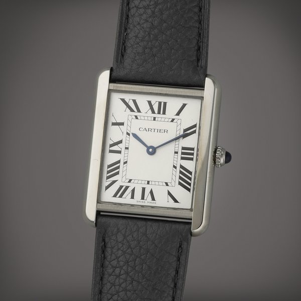 Cartier Tank, Reference 3169 | A stainless steel wristwatch | Circa 2016