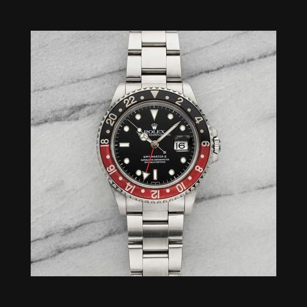 Rolex Rolex GMT-Master IIVintage 1991 Rolex GMT-Master II 16710 Steel Coke Bezel Black Dial Auto 40mm