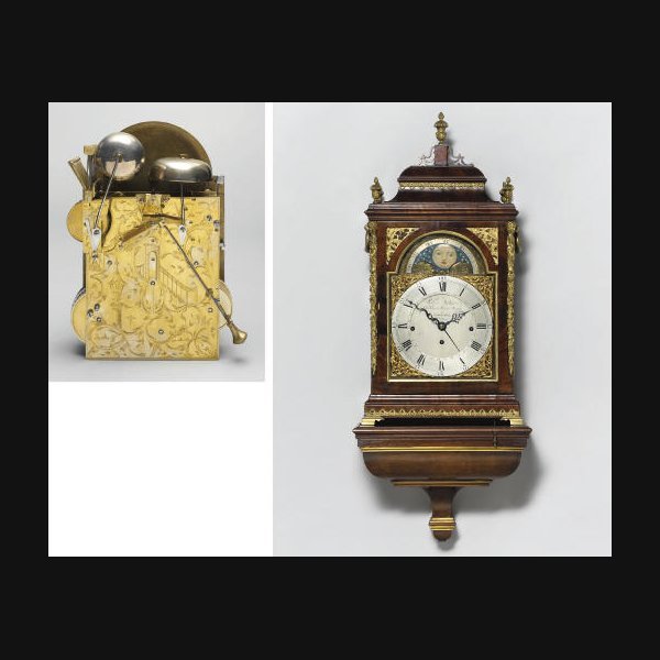 A George III brass-mounted mahogany striking and musical eight day bracket clock ROBERT JACKSON, LONDON. CIRCA 1780