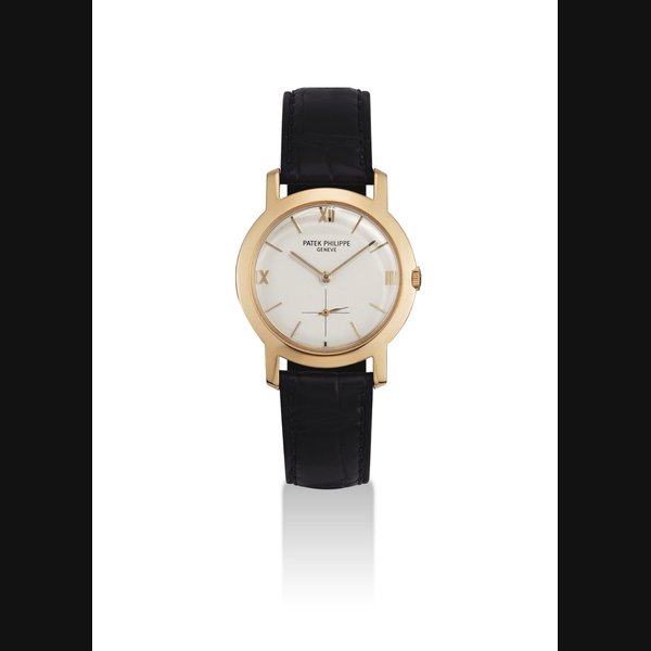 PATEK PHILIPPE. AN 18K GOLD WRISTWATCH SIGNED PATEK PHILIPPE, GENEVE, REF. 2506, MOVEMENT NO. 745'330, CASE NO. 690'804, MANUFACTURED IN 1956