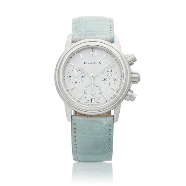Blancpain A stainless steel chronograph wristwatch with date, Circa 2000 | 寶珀 | 精鋼計時腕錶，備日期顯示，約2000年製