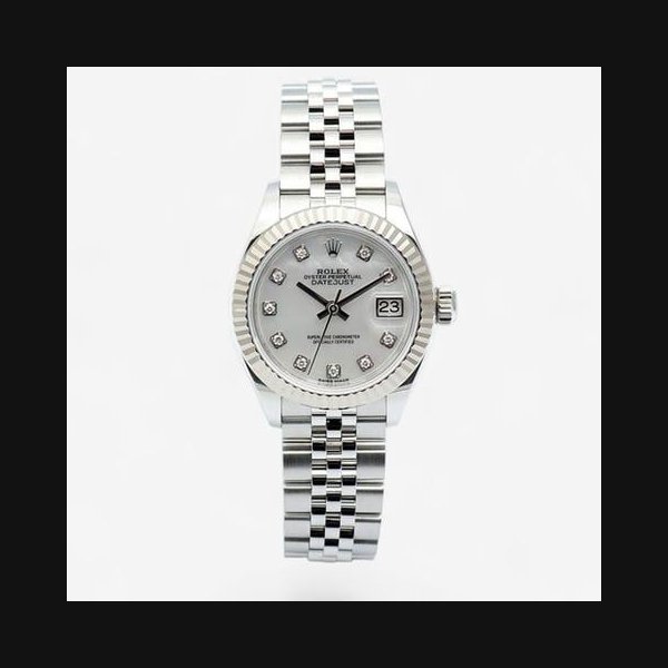RolexDatejust 28 MOP Pearl Oyster Steel Watch 279174 [U]