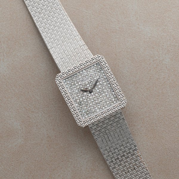 Piaget 'Brick' Diamond Dress Watch Ref. 91541C5