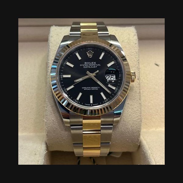 Rolex Rolex Datejust41mm / Black Dial Fluted/126333 New. 2026