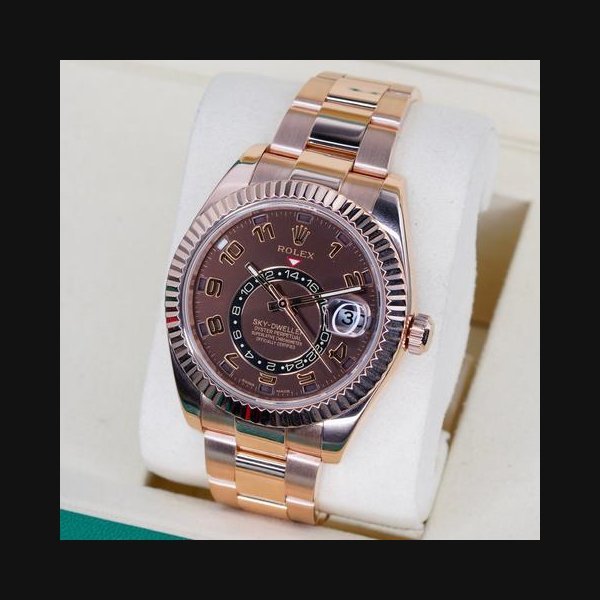 Rolex Rolex Sky-Dweller326935 “CHOCO ARABIC” Brown Arabic Dial Rose Gold 42mm 2017