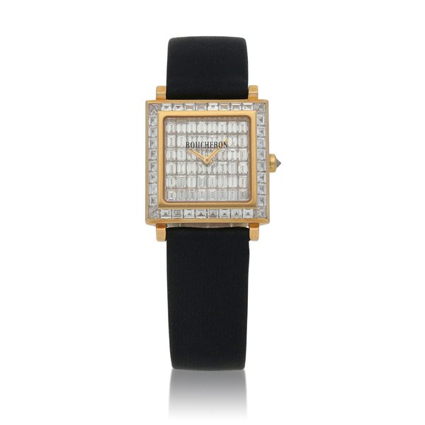 Boucheron Yellow gold and diamond-set wristwatch  Circa 2016